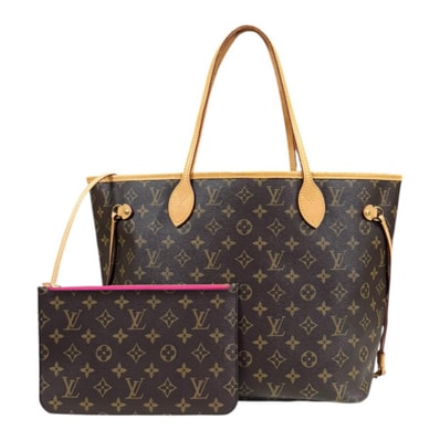 ルイヴィトン ネヴァーフルMM モノグラム トートバッグ モノグラムキャンバス M41178 ブラウン レディース LOUIS VUITTON 中古