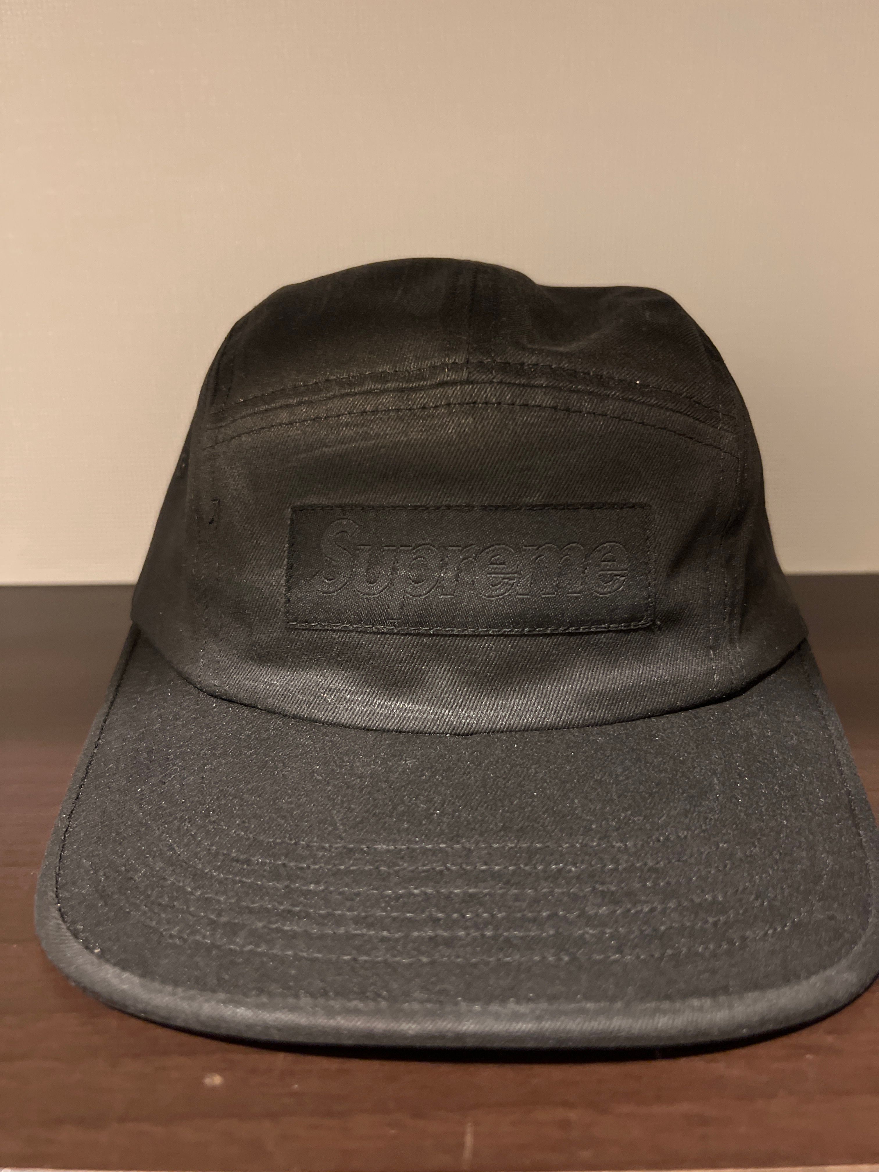 Supreme x MM6 Maison Margiela Painted Camp Cap "Black"