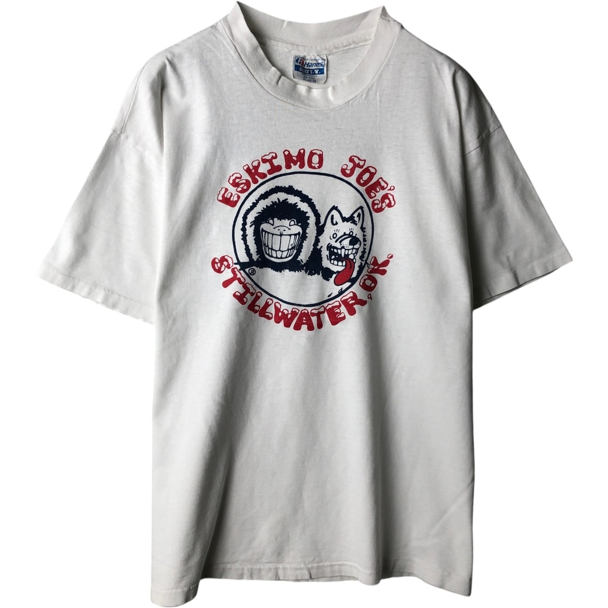 古着 80年代 ヘインズ Hanes Eskimo Joe's アドバタイジングTシャツ USA製 メンズXL相当 ヴィンテージ/eaa638212