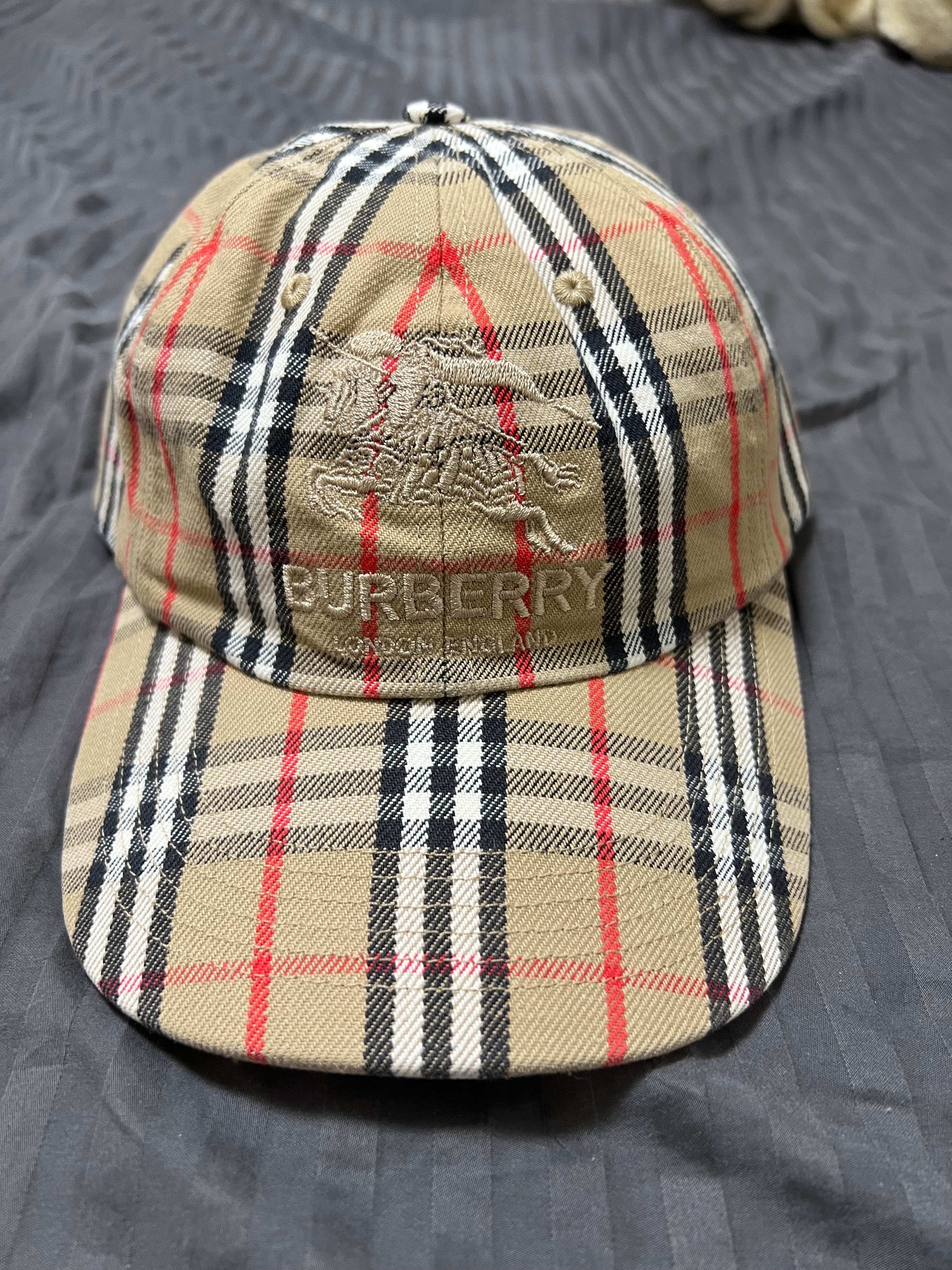 Supreme / Burberry Denim 6 Panel "Beige"