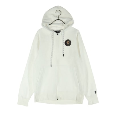 UNDER ARMOUR アンダーアーマー ワッペン 長袖 ジップパーカー SM ホワイト ジャイアンツ 巨人