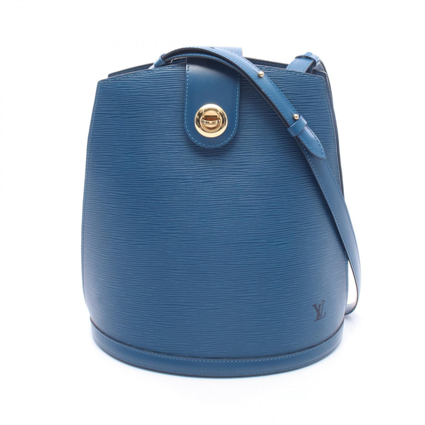 ルイ・ヴィトン LOUIS VUITTON クリュニー ショルダーバッグ バッグ レザー エピ トレドブルー レディース ブルー系 M52255 【中古】