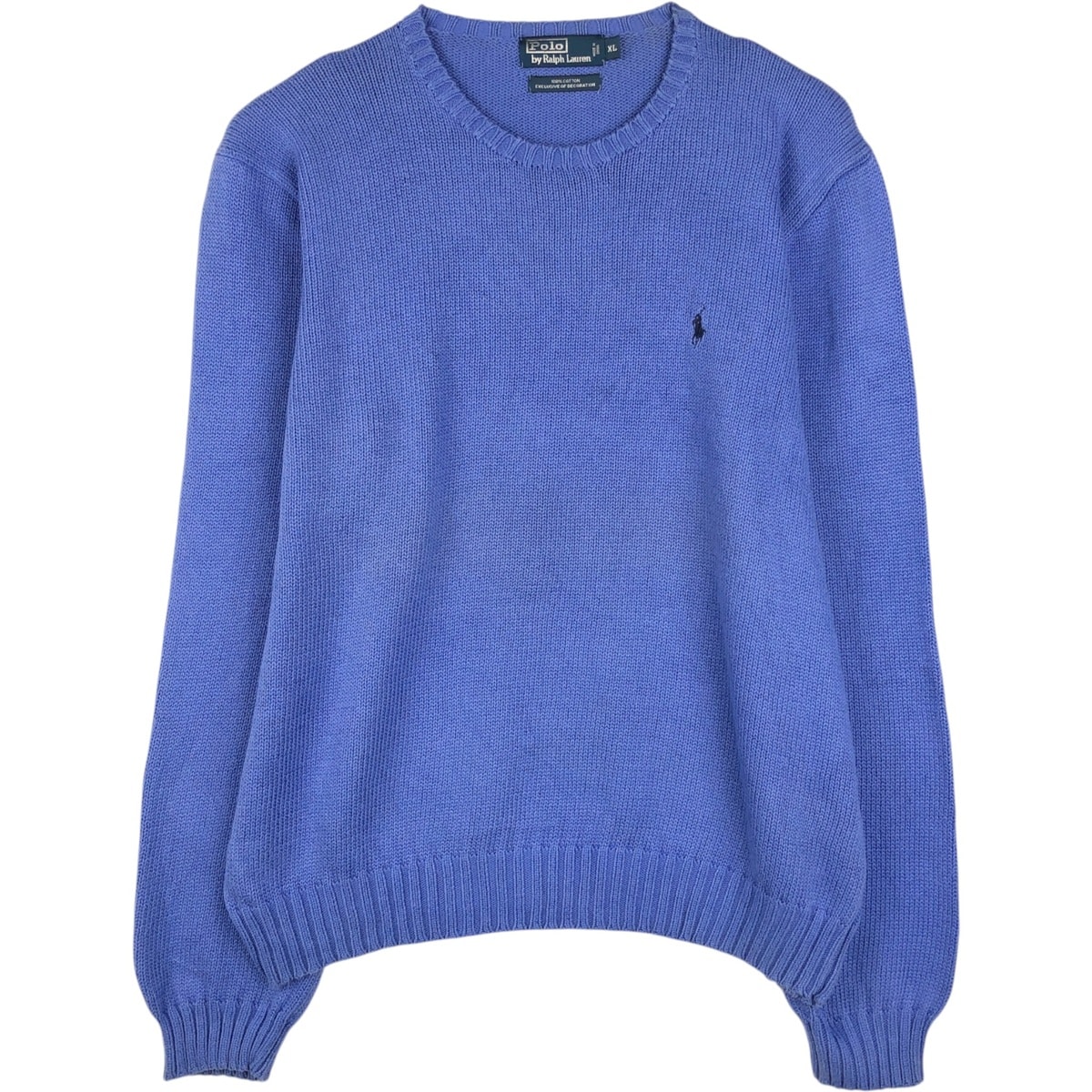 古着 ラルフローレン Ralph Lauren POLO by Ralph Lauren コットンニットセーター メンズXL相当/eaa645913