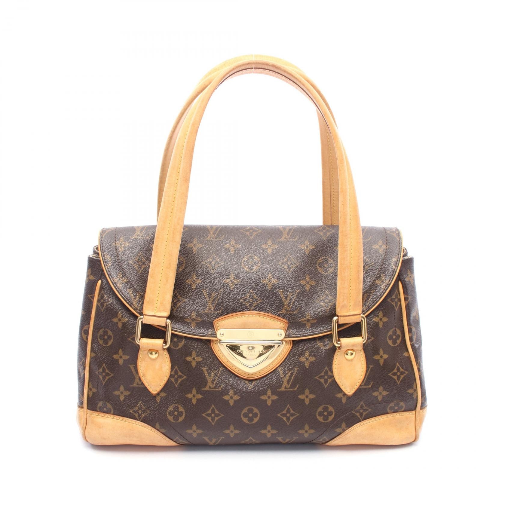 ルイ・ヴィトン LOUIS VUITTON ビバリーGM ショルダーバッグ バッグ PVCコーティングキャンバス レザー モノグラム レディース ブラウン系 M40120 【中古】