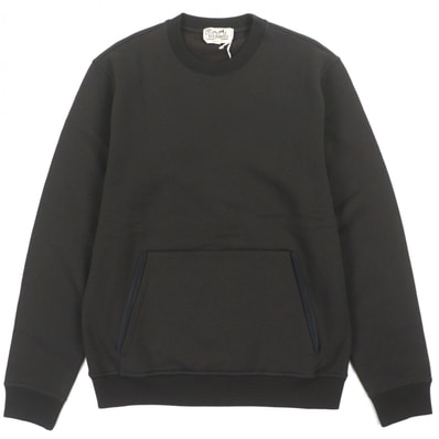 未使用品 エルメス スウェット チャコールグレー メンズ S