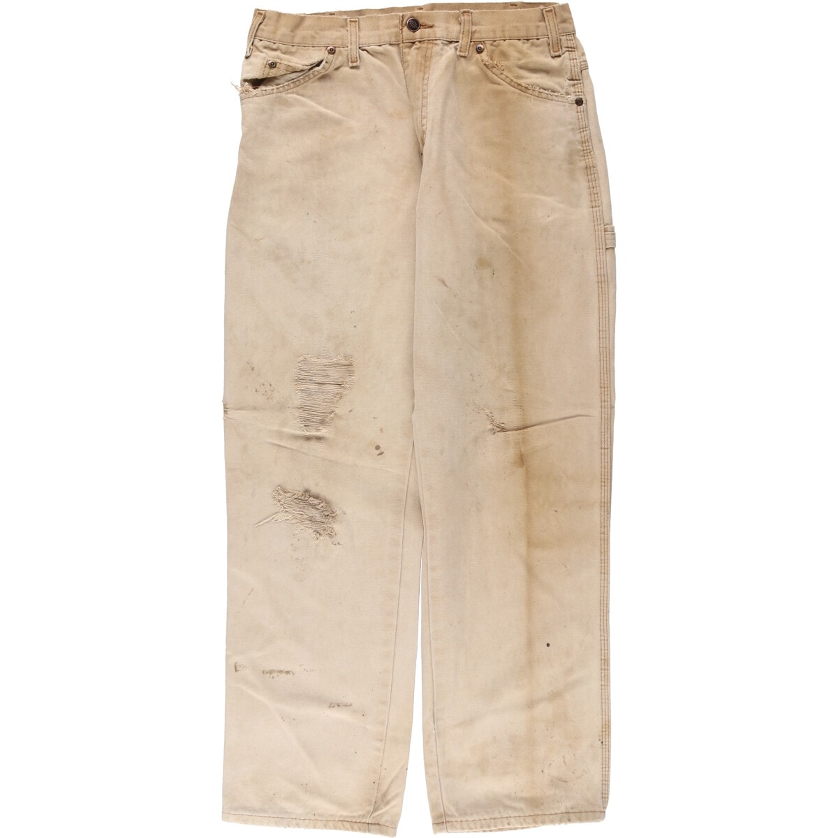 古着 ディッキーズ Dickies Relaxed Fit ダックペインターパンツ メンズw32相当/eaa532102
