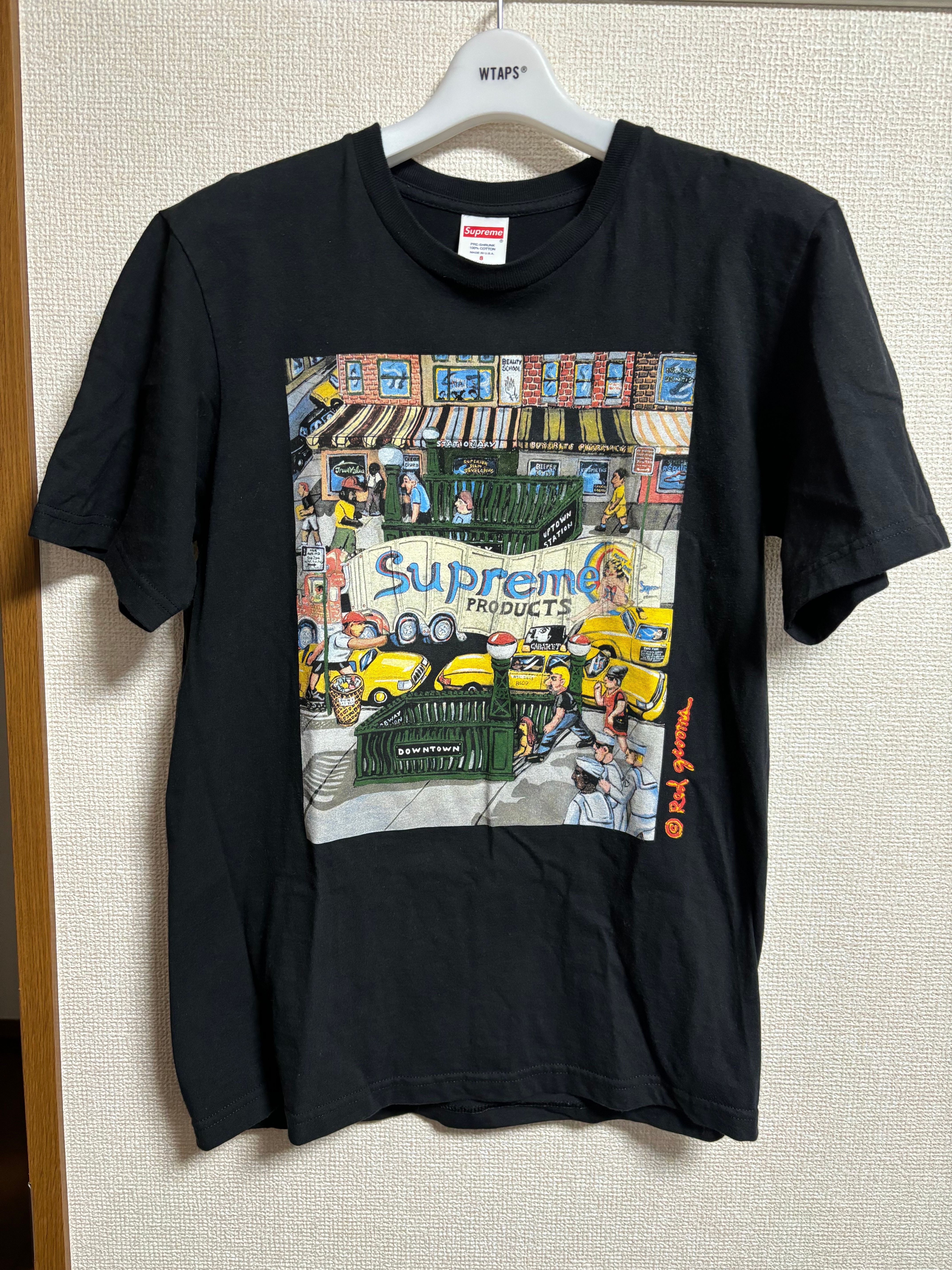シュプリーム マンハッタン Tシャツ "ブラック"