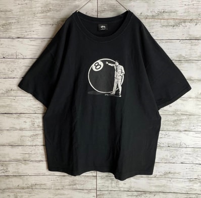 stussy 8 ball man T-shirt