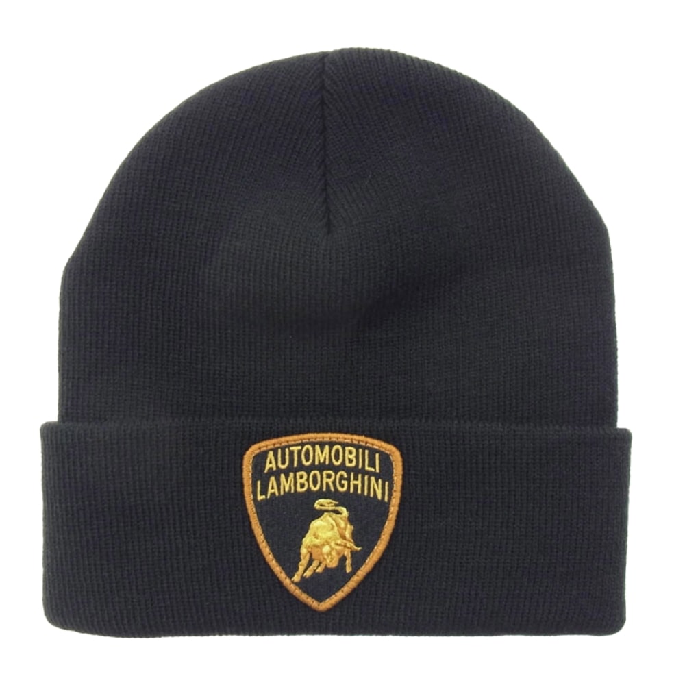 Supreme シュプリーム 帽子 20SS Automobili Lamborghini Beanie ランボルギーニ ビーニー ニット キャップ ブラック系【極上美品】【中古】