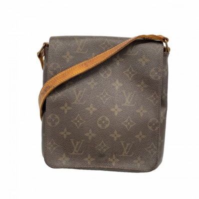 【6db2002】ルイヴィトン ショルダーバッグ モノグラム ミュゼットサルサショートストラップ M51258 ブラウン【中古】レディース
