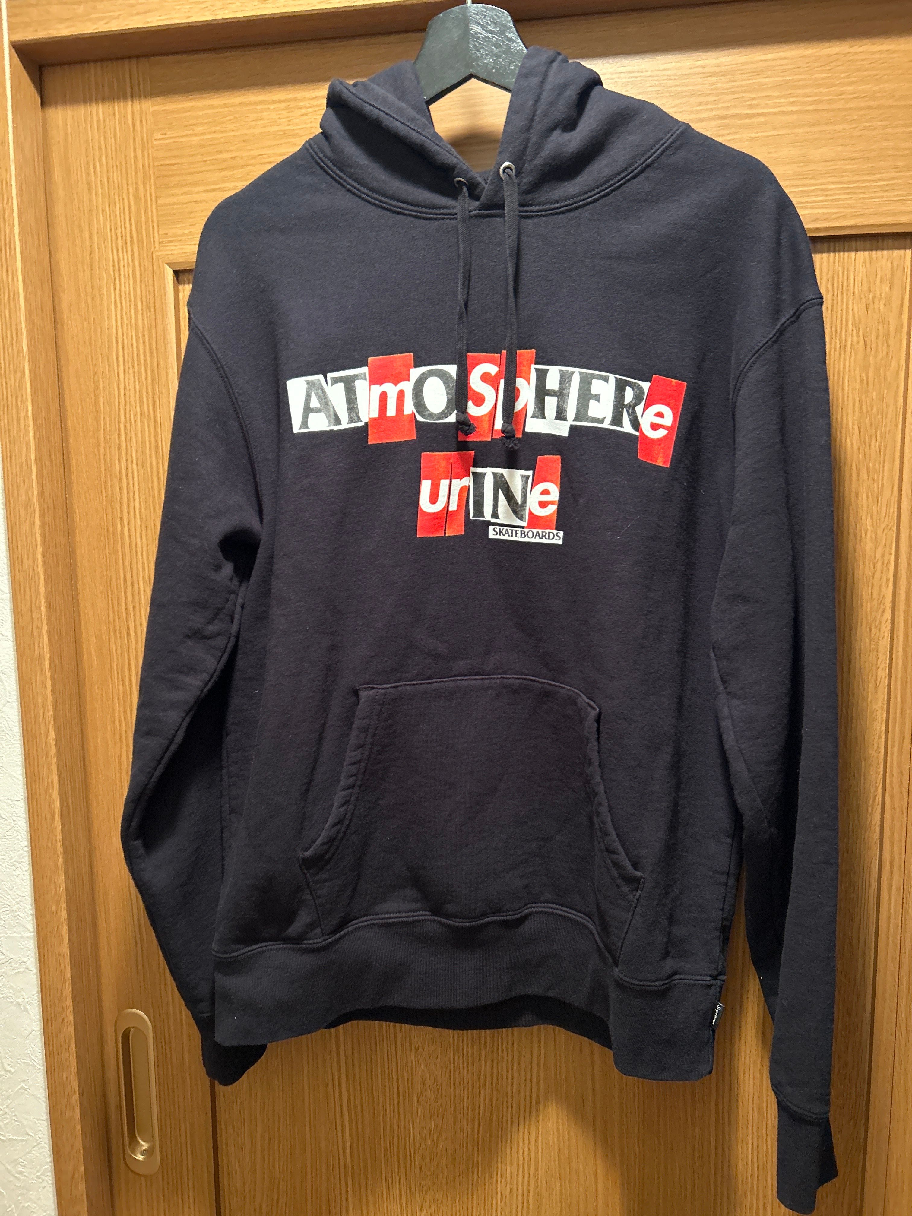 Supreme / Anti Hero Hooded Sweatshirt "Black"