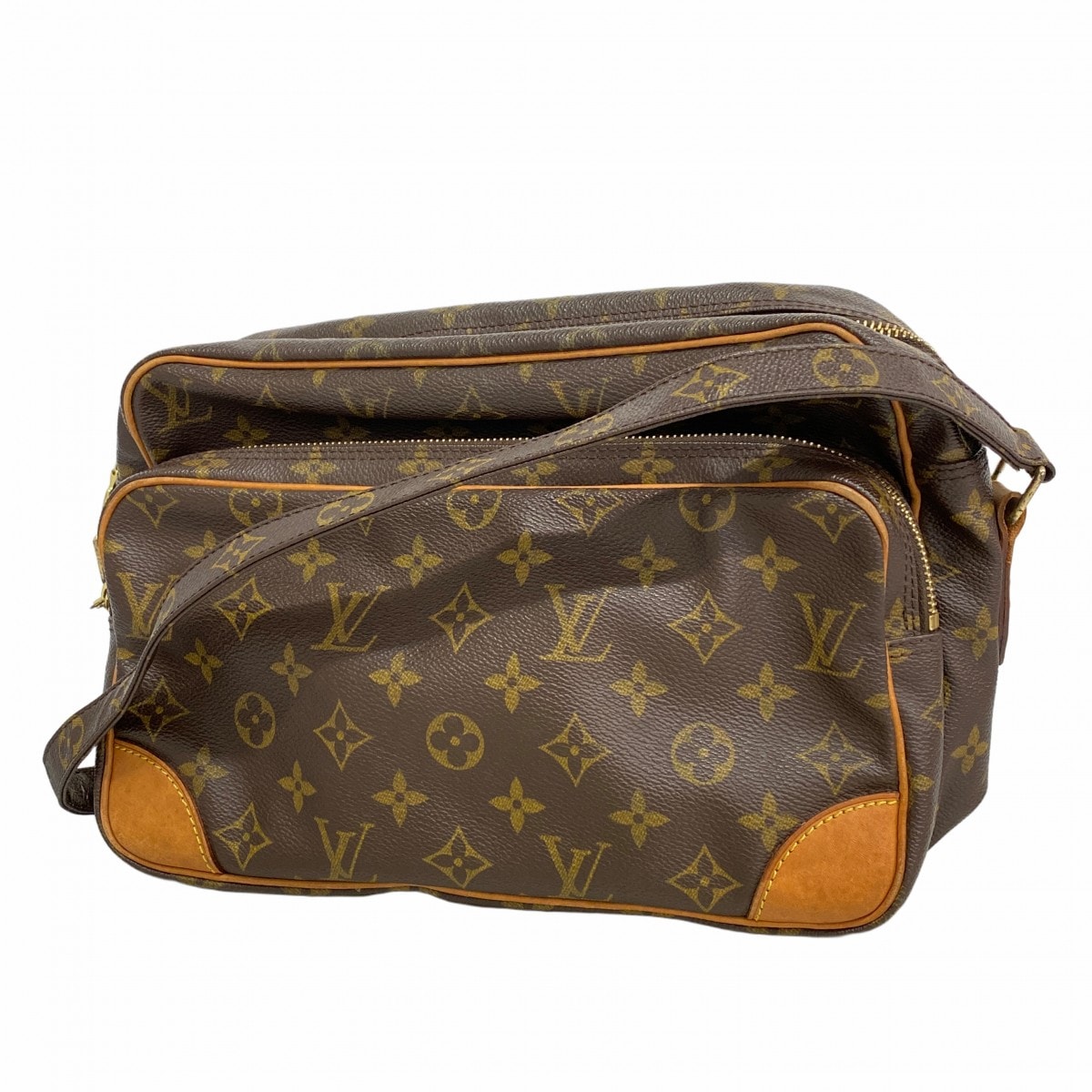 【6dd4883】ルイヴィトン ショルダーバッグ モノグラム ナイル M45244 ブラウン【中古】レディース