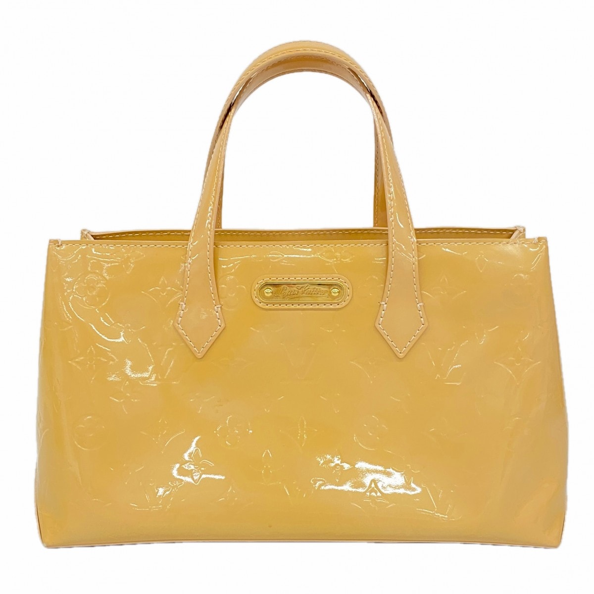 【6dc3599】ルイヴィトン ハンドバッグ ヴェルニ ウィルシャーPM M91642 ローズフロランタン【中古】レディース