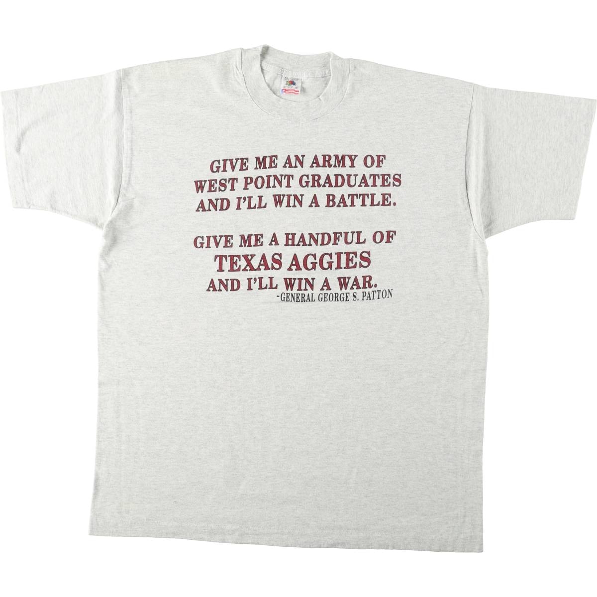 古着 90年代 フルーツオブザルーム FRUIT OF THE LOOM メッセージプリントTシャツ USA製 メンズXL相当 ヴィンテージ/eaa669828