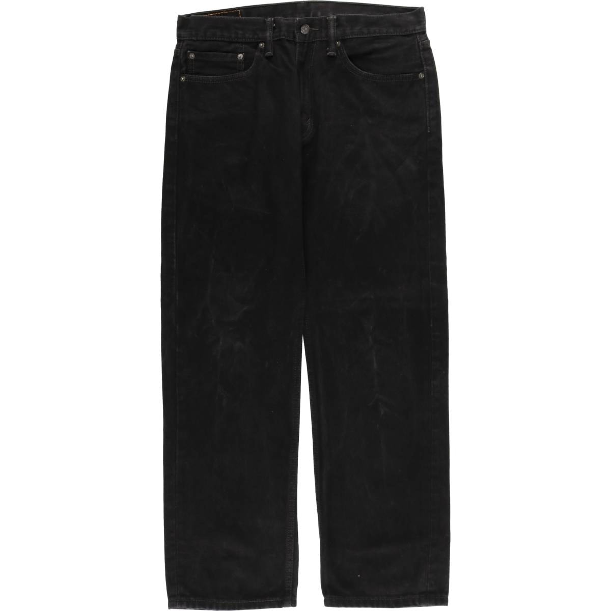 古着 リーバイス Levi's 505 ブラックデニム テーパードデニムパンツ メンズw34相当/eaa483197