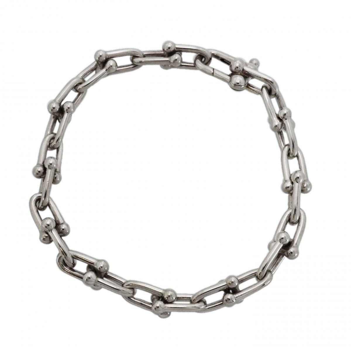 【6jdb0130-k】ティファニー ブレスレット ハードウェア シルバー925【中古】レディース