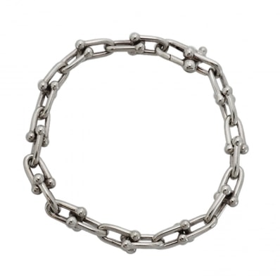 【6jdb0130-k】ティファニー ブレスレット ハードウェア シルバー925【中古】レディース