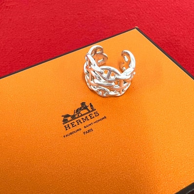 HERMES エルメス シェーヌダンクル アンシェネ GM リング シルバー925 リング・指輪 17号 シルバー
58271