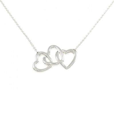 ティファニー トリプルオープンハート ネックレス