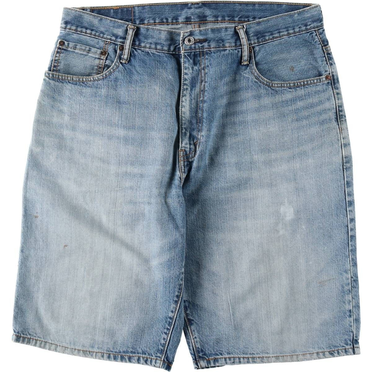 古着 リーバイス Levi's 569 LOOSE STRAIGHT デニムショーツ ハーフパンツ ジョーツ メンズw37相当/eaa620225