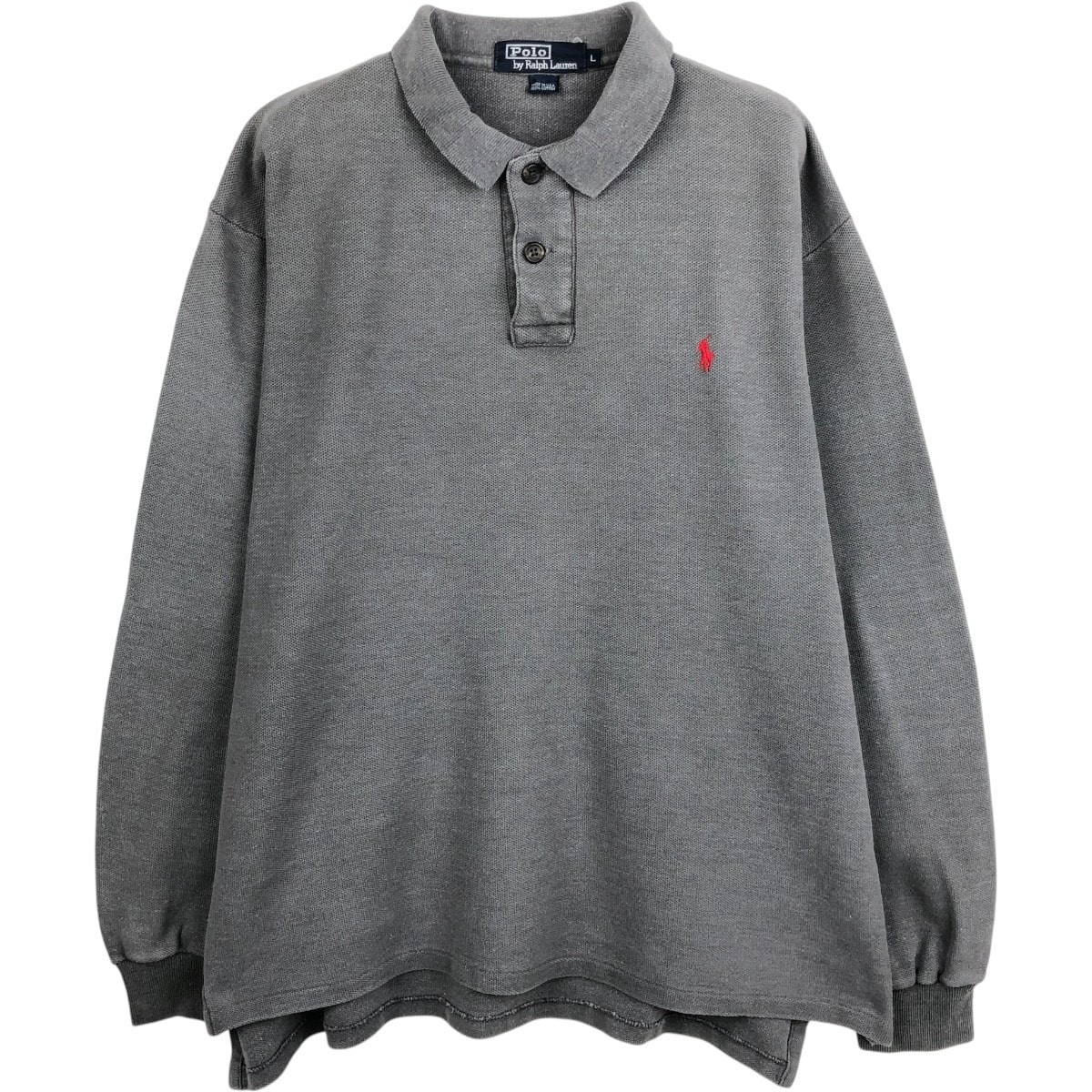 古着 ラルフローレン Ralph Lauren POLO by Ralph Lauren 長袖 ポロシャツ USA製 メンズL相当/eaa662532
