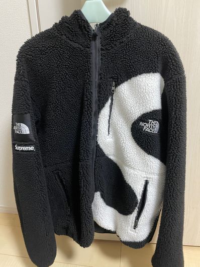 Supreme x The North Face S Logo Hooded Fleece Jacket "Black"