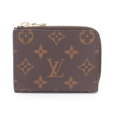 ルイ・ヴィトン LOUIS VUITTON ポルトフォイユ ノア コンパクト モノグラム コインケース 財布 レザー PVC レディース ブラウン系 M83476 【中古】