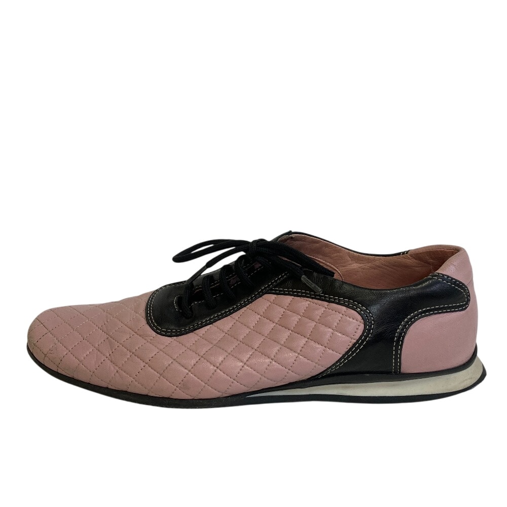 プラダ PRADA スニーカー キルティング プラダスポーツ ピンク