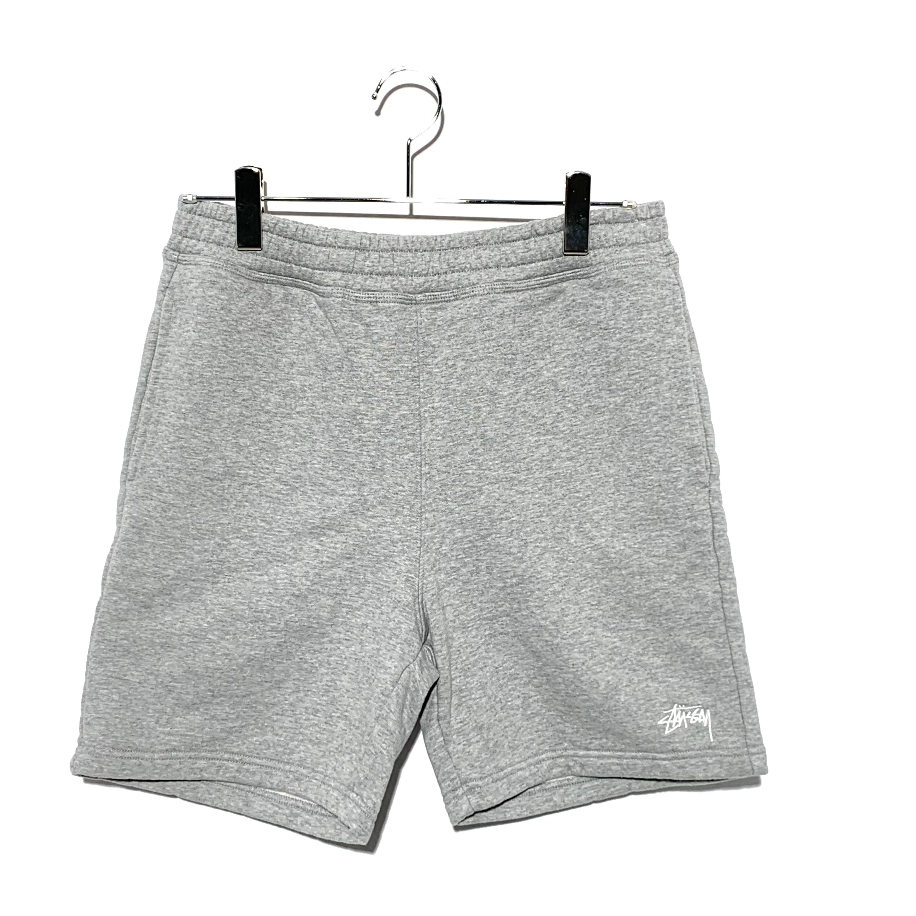 Stussy Stock Logo Sweatshort "Grey Heather"