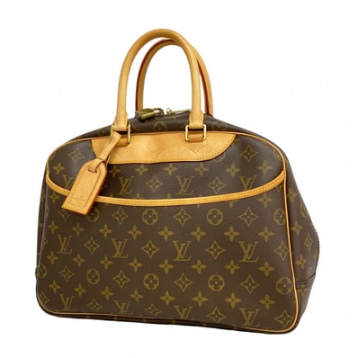 【6dd4911】ルイヴィトン ハンドバッグ モノグラム ドーヴィル M47270 ブラウン【中古】レディース