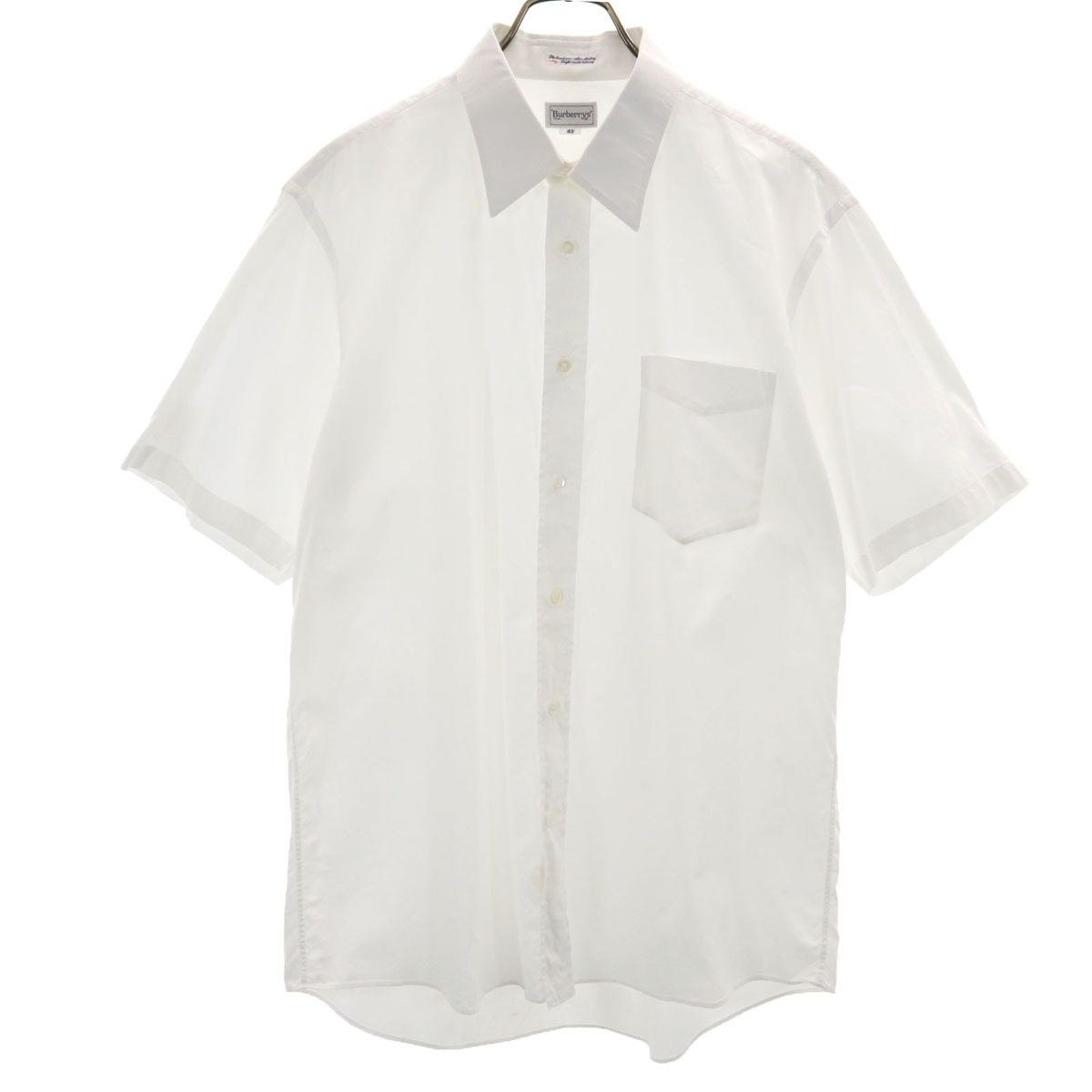 Burberrys バーバリーズ 90s オールド 半袖 コットンシャツ 43 ホワイト