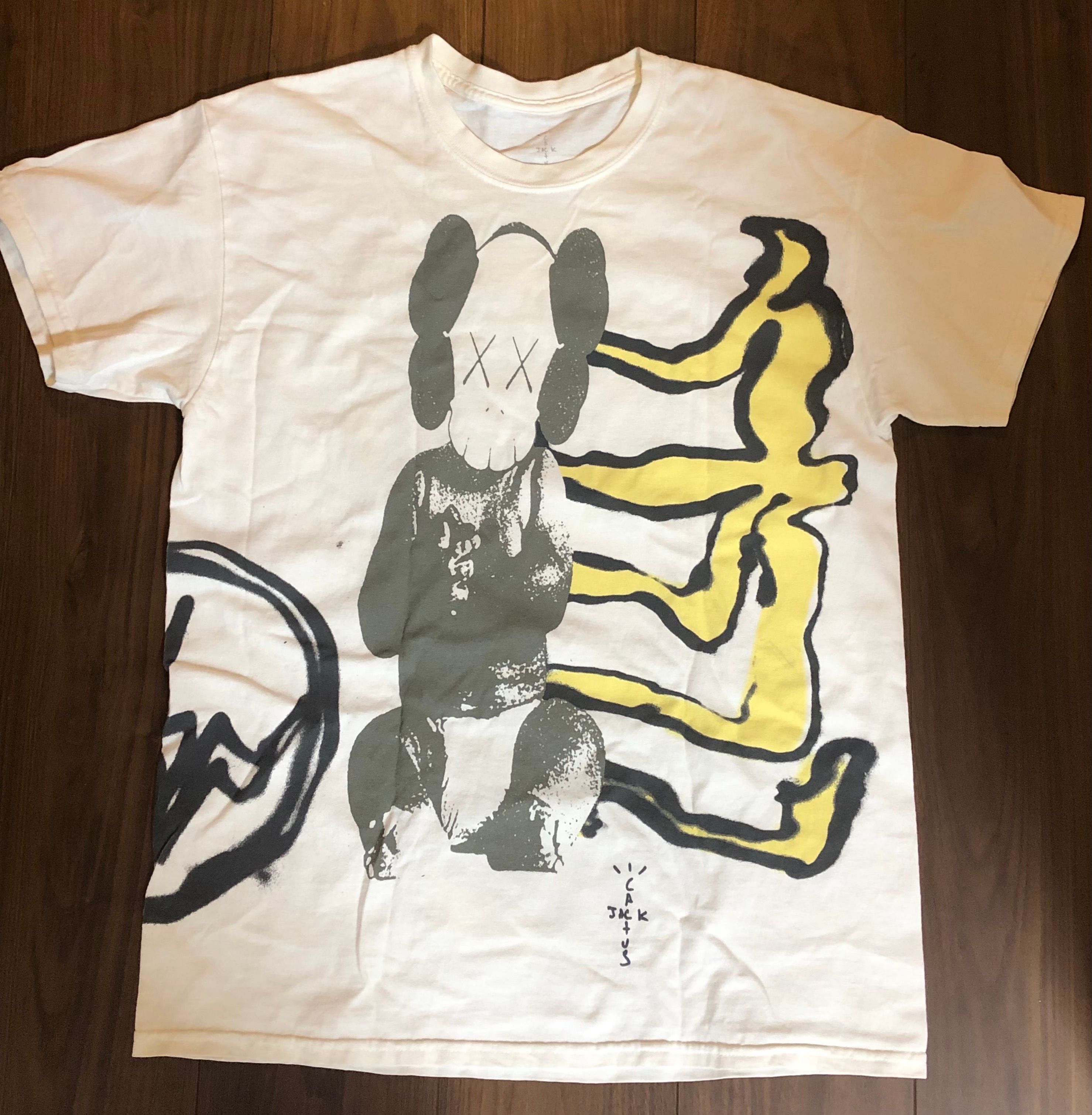 Travis Scott Cactus Jack x KAWS For Fragment Tee "White"