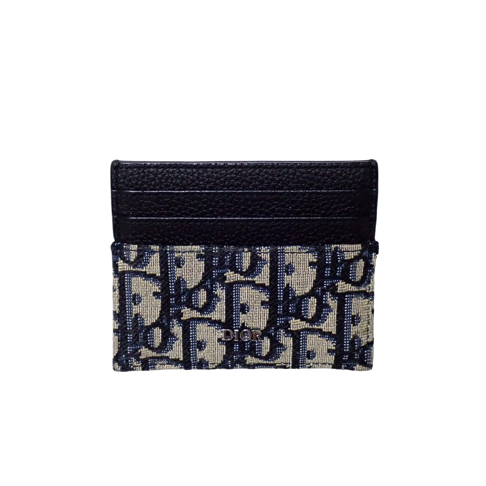 DIOR ディオール  オブリーク  2ESCH135YSE_H05E  カードホルダー  ネイビー  メンズ カードケース
