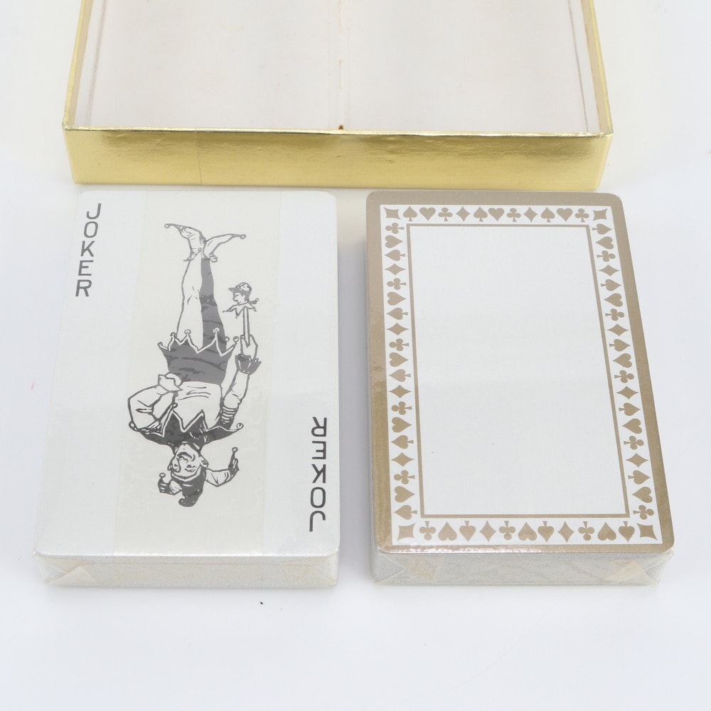 紙袋付極美品【ティファニートランプ】　新品未使用未開封　正規直営店購入品 B (目立った傷や汚れなし)】□極美品 ティファニー トランプその他雑貨