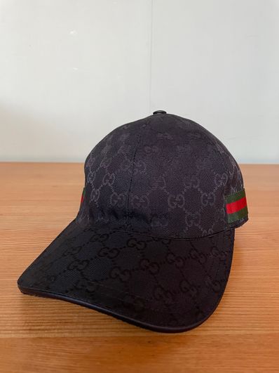 GUCCI Original GG Canvas Baseball Cap "Black"