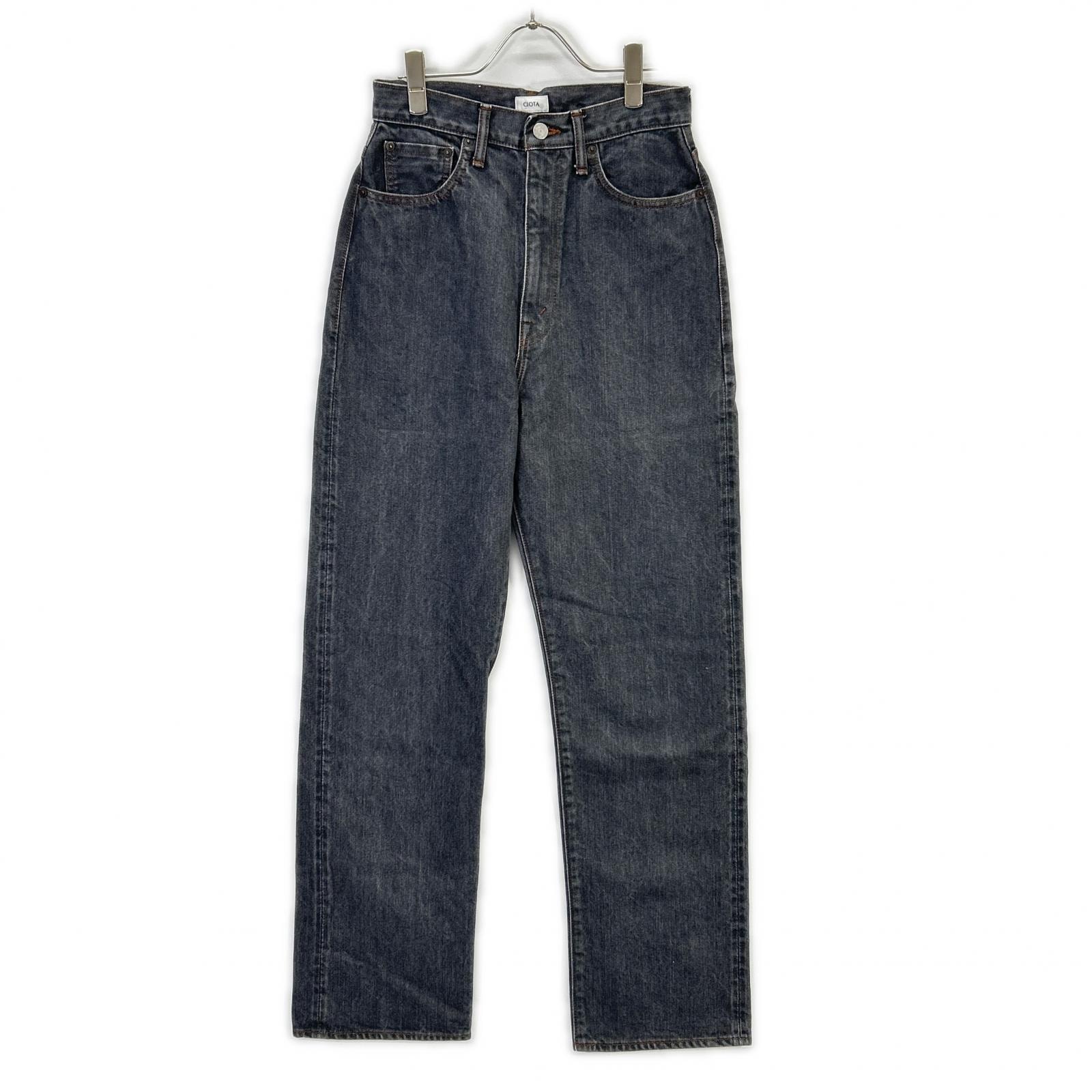 シオタ NPTLー5HI チャコール スビンコットン 13.5oz デニムパンツ 26