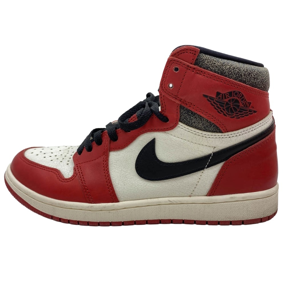 NIKE ナイキ スニーカー DZ5485-612 Air Jordan 1 High OG Lost & Found Chicago AJ1 エアジョーダン ハイ ロスト&ファウンド シカゴ ハイカット スニーカー ブラック系 レッド系 27.5cm【中古】