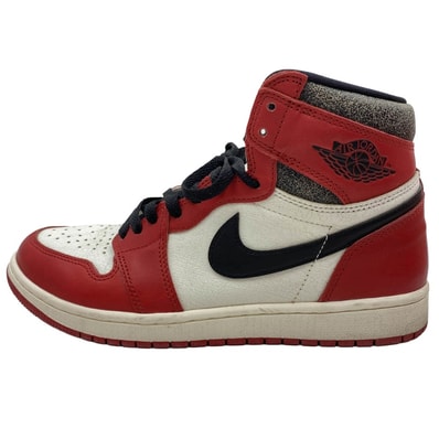 NIKE ナイキ スニーカー DZ5485-612 Air Jordan 1 High OG Lost & Found Chicago AJ1 エアジョーダン ハイ ロスト&ファウンド シカゴ ハイカット スニーカー ブラック系 レッド系 27.5cm【中古】