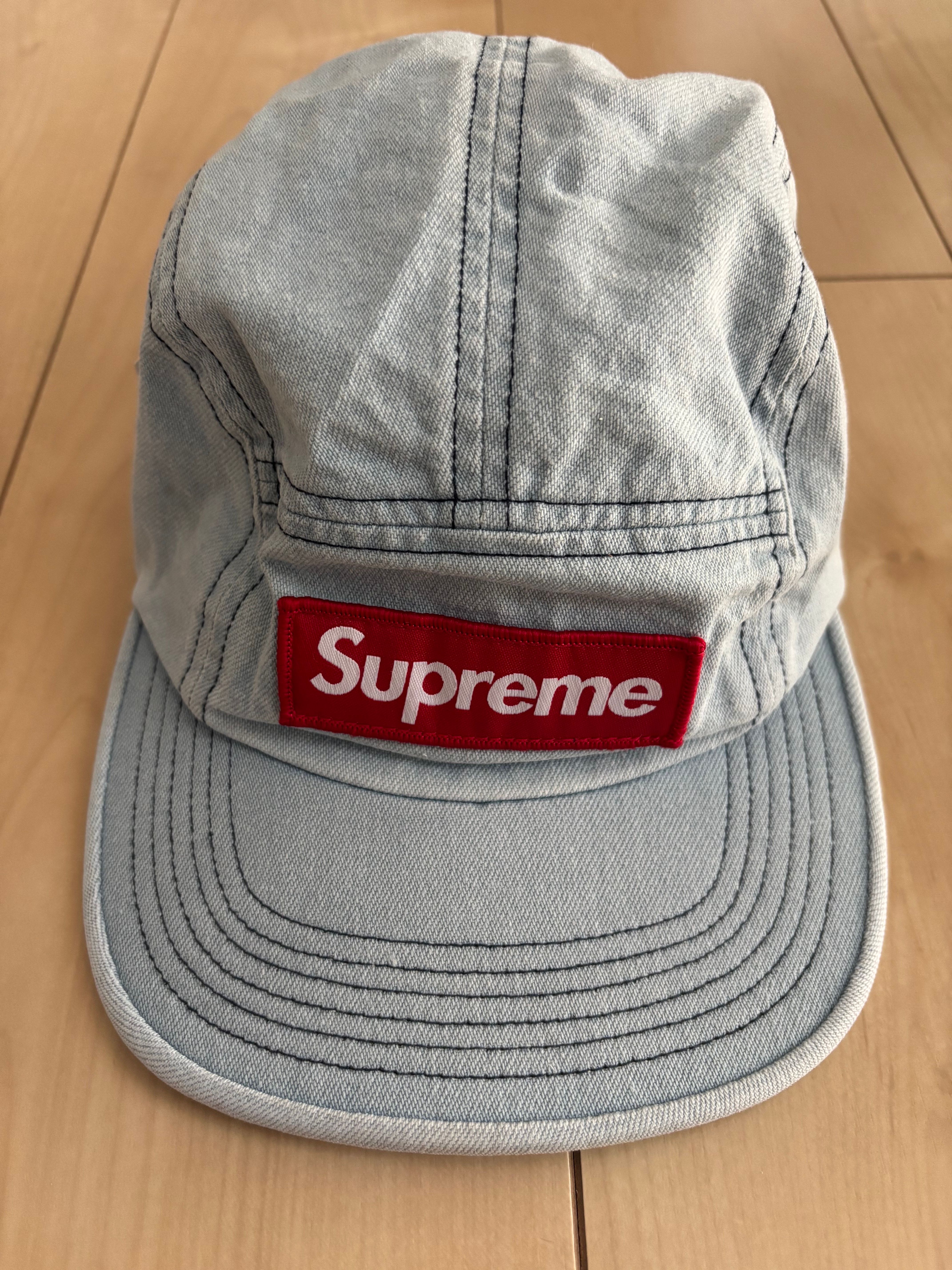 supreme デニムキャンプキャップ