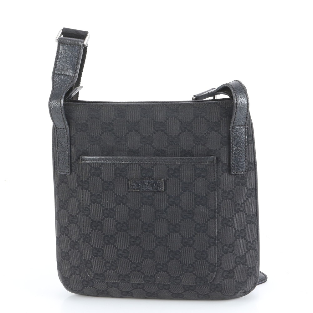 ■極美品 グッチ GGキャンバス 122793 ショルダーバッグ