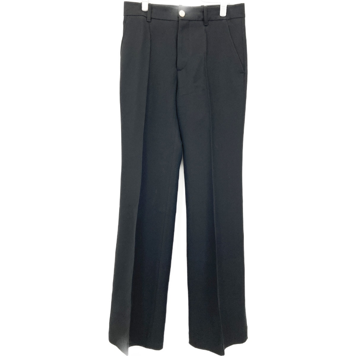 グッチ 609657 ブラック シルク混 スラックス 40