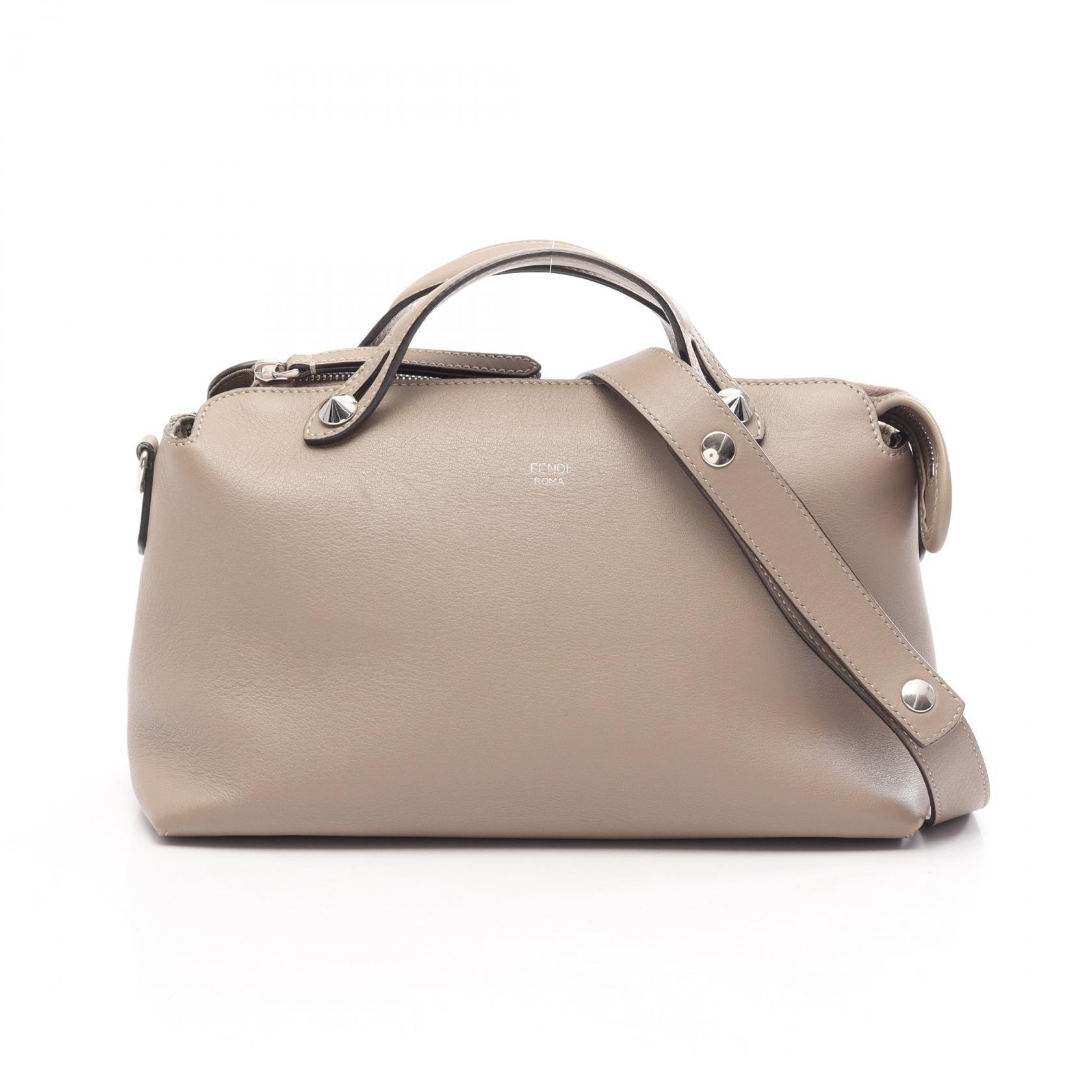 フェンディ FENDI BY THE WAY MEDIUM バイザウェイ ミディアム 2WAY ハンドバッグ バッグ レザー レディース ベージュ系 8BL124 【中古】