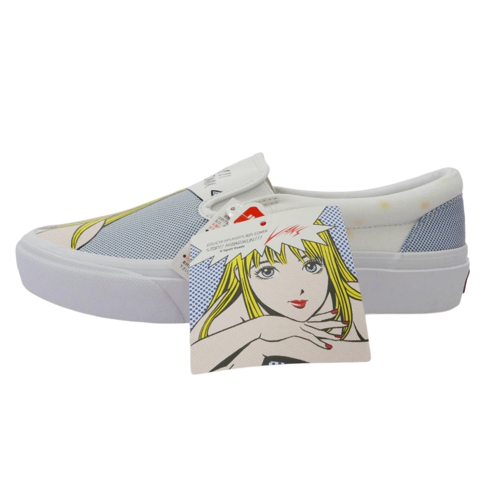 VANS バンズ スニーカー ×江口寿史 V98R HIBARIKUN SLIP ON スリッポン ローカット スニーカー 25cm【中古】