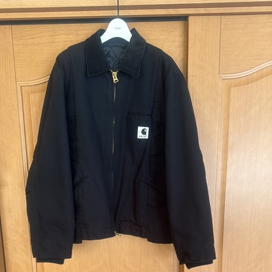 sacai x Carhartt WIP Duck Jacket "Black"
