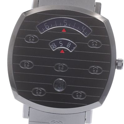 ☆極美品 グッチ グリップウォッチ メンズ 【中古】