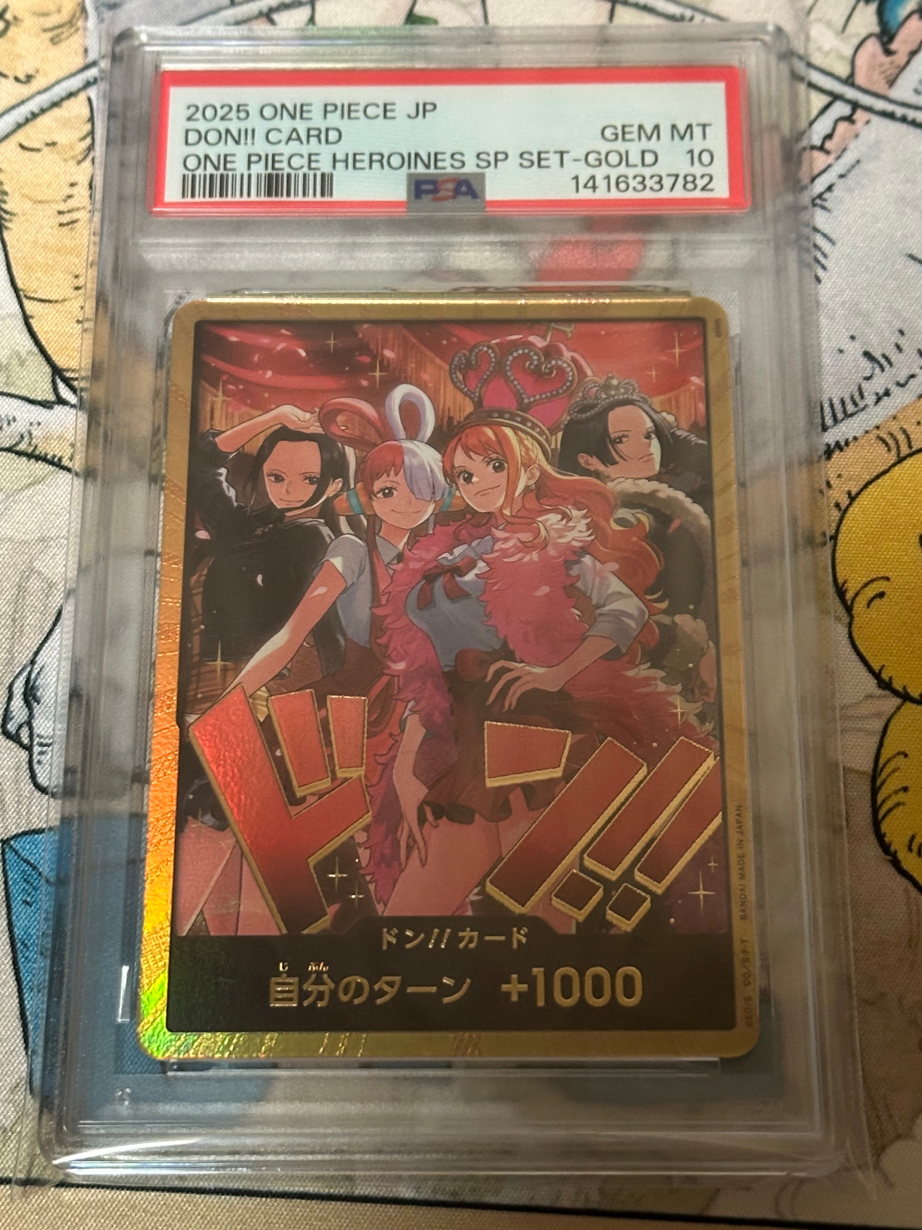 ドン!!カード : ロビン&ウタ&ナミ&ハンコック スーパーパラレル [開封済](エクストラブースター「ワンピース ヒロインズエディション スペシャルセット」)