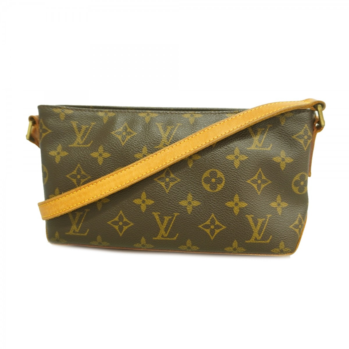 【6dd4385】ルイヴィトン ショルダーバッグ モノグラム トロター M51240 ブラウン【中古】レディース