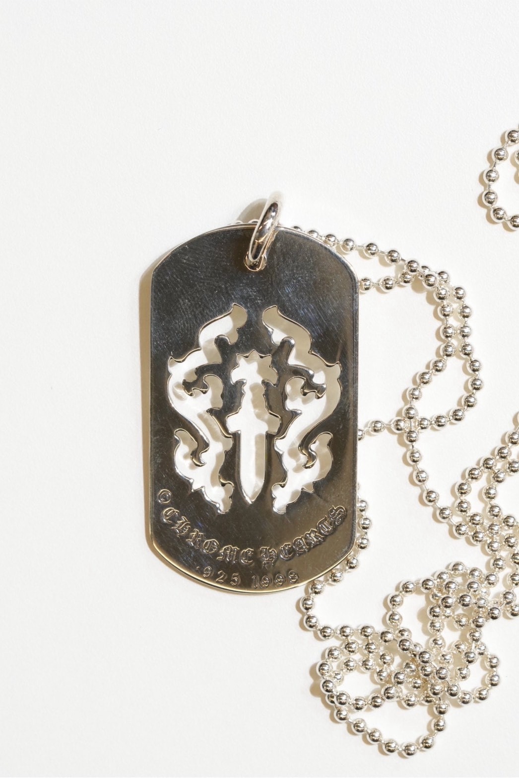 Chrome Hearts D Tag LRG Dagger "Silver"