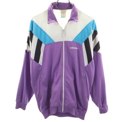 adidas アディダス 80s ヴィンテージ ブルゾン 4 パープル ジャケット