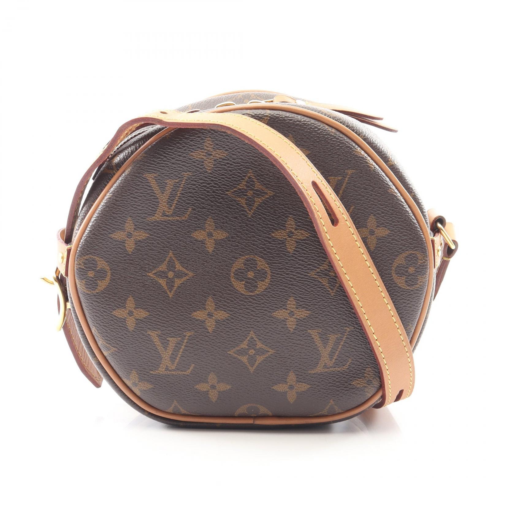 ルイ・ヴィトン LOUIS VUITTON ボワット シャポー スープルPM モノグラム ショルダーバッグ バッグ PVCコーティングキャンバス レザー レディース ブラウン系 M45578 【中古】